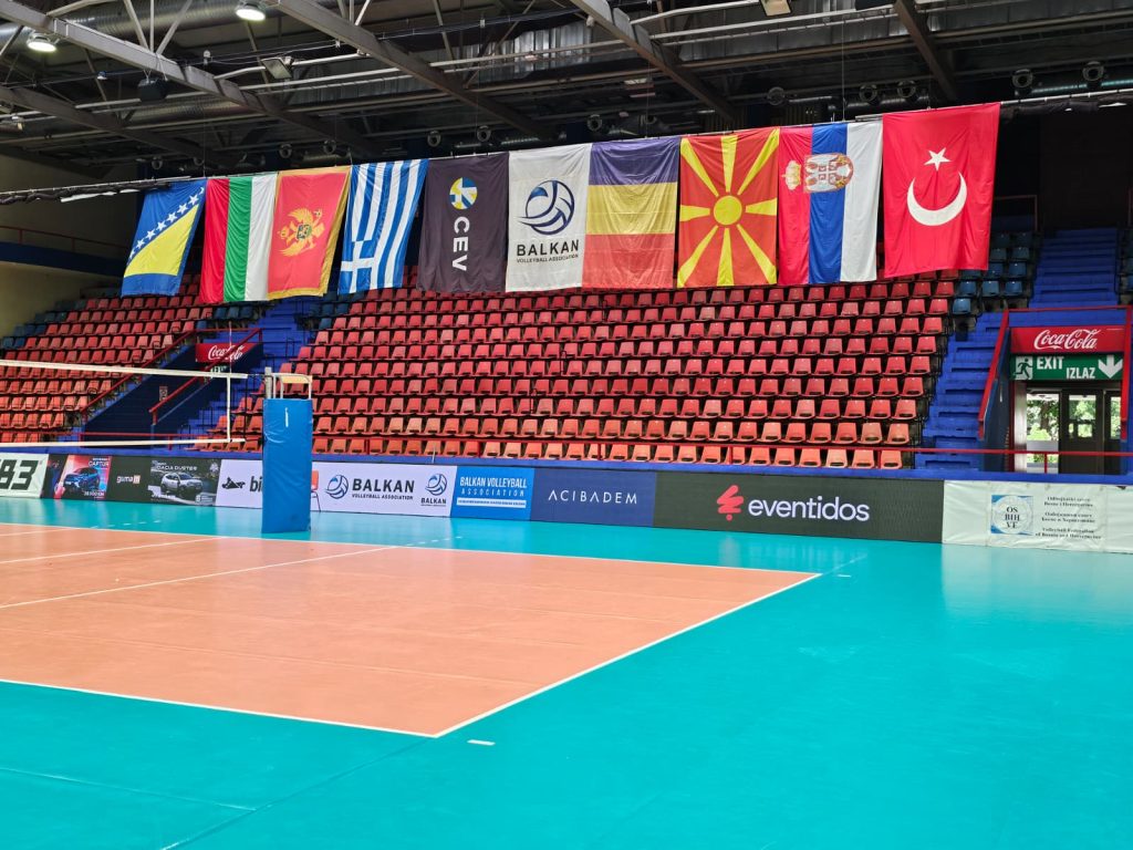 Sportska dvorana pripremljena za Balkansko prvenstvo u odbojci za kadete